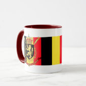 belgisch embleem mok (Voorkant links)
