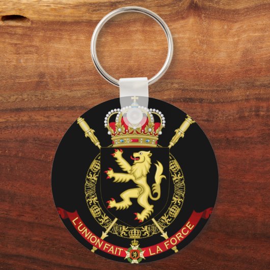 belgisch embleem sleutelhanger (Voorkant)