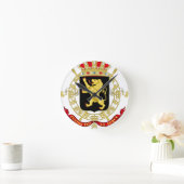 Belgisch Embleem - Wapenschild van België Ronde Klok (Huis)