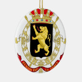 Belgisch Embleem - Wapenstoofd van België Keramisch Ornament (Rechts)