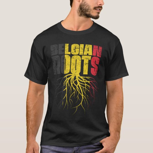 Belgisch erfgoed — Belgische vlag T-shirt (Voorkant)