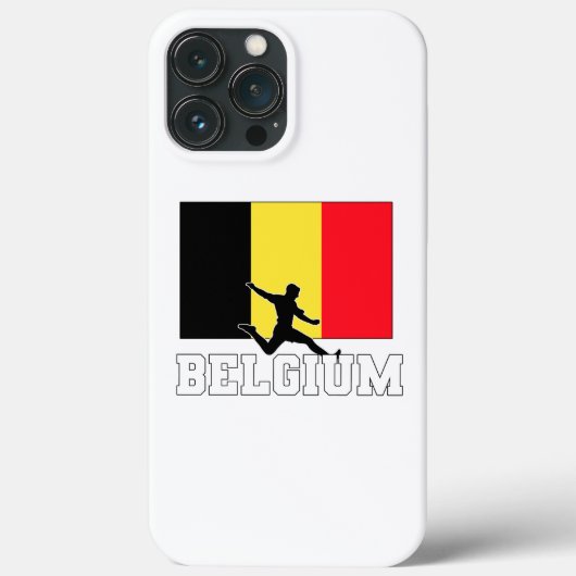 Belgisch Football Voetbalteam Case-Mate iPhone Case (Achterkant)