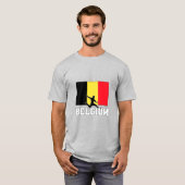 Belgisch Football Voetbalteam T-shirt (Voorkant volledig)