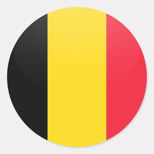 Belgisch kwaliteitslabel ronde sticker (Voorkant)