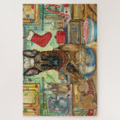 Belgisch Malinoi Holiday Baking: feestelijke kerst Legpuzzel (Verticaal)