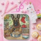 Belgisch Malinoi Holiday Baking: feestelijke kerst Papieren Bordje (Feest)