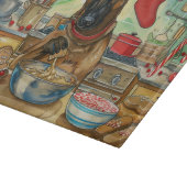 Belgisch Malinoi Holiday Baking: feestelijke kerst Snijplank (Hoek)