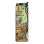 Belgisch Malinoi Holiday Baking: feestelijke kerst Thermosbeker (Gedraaid links)