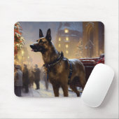 Belgisch Malinoi Kerstfeest Seizoen Muismat (Met muis)