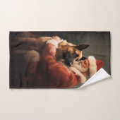 Belgisch Malinoi met Sinterklaas Feestelijke Kerst Bad Handdoek (Handdoek)