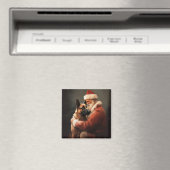 Belgisch Malinoi met Sinterklaas Feestelijke Kerst Magneet (Insitu (Vaatwasser))