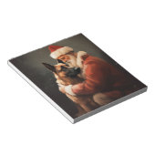 Belgisch Malinoi met Sinterklaas Feestelijke Kerst Notitieblok (Schuin)