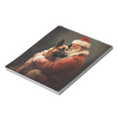 Belgisch Malinoi met Sinterklaas Feestelijke Kerst Notitieblok (Linkerzijde)
