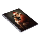 Belgisch Malinoi met Sinterklaas Feestelijke Kerst Notitieboek (Rechterzijde)