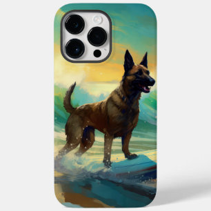 Belgisch Malinoi Strand Surfen Schilderij Case-Mate iPhone 14 Pro Max Hoesje
