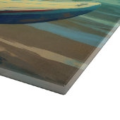 Belgisch Malinoi Strand Surfen Schilderij Snijplank (Hoek)