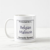 Belgisch Malinois beveiligingssysteem Koffiemok (Links)