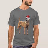 Belgisch Malinois Hondenliefhebber Grappig Kerst T T-shirt (Voorkant)