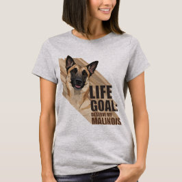 Belgisch Malinois hondenliefhebber ontwerp T-shirt