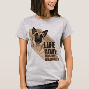Belgisch Malinois hondenliefhebber ontwerp T-shirt