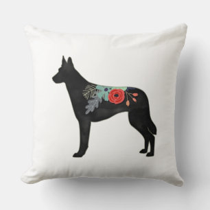 Belgisch Malinois Hondenras Bohemian Floral Saddle Kussen