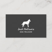 Belgisch Malinois Silhouette Visitekaartje (Voorkant)