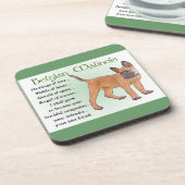 Belgisch Malinoiserfgoed van de liefde Drankjes Onderzetter (Linkerzijde)