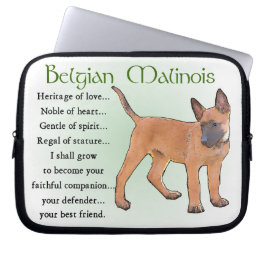 Belgisch Malinoiserfgoed van de liefde Laptop Sleeve