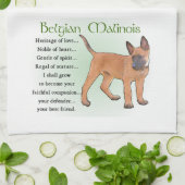 Belgisch Malinoiserfgoed van de liefde Theedoek (Gevouwen)