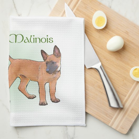 Belgisch Malinoiserfgoed van de liefde Theedoek (Quarter Fold)