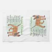 Belgisch Malinoiserfgoed van de liefde Theedoek (Horizontaal)