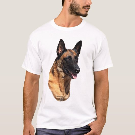 Belgisch MalinoishoofdT-shirt T-shirt (Voorkant)