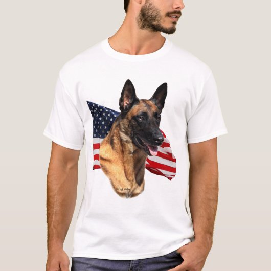Belgisch MalinoishoofdT-shirt T-shirt (Voorkant)
