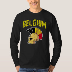 Belgisch Nationaal Team voor Vlag Mohawk T-shirt