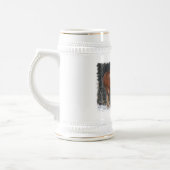 Belgisch ontwerp van paarden Beer Stein Bierpul (Links)