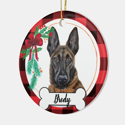 Belgisch Ornament Malinois Dog (Links)