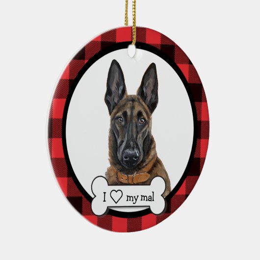 Belgisch Ornament Malinois Dog (Rechts)