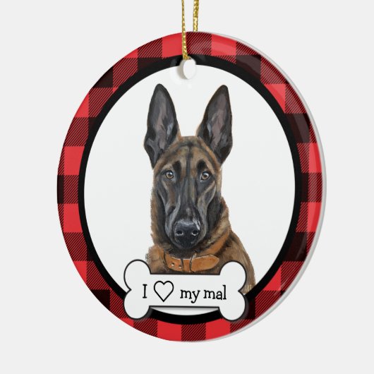 Belgisch Ornament Malinois Dog (Links)