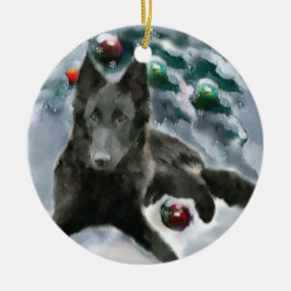 Belgisch Ornament met kerstcadeaus bij Sheepdog