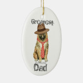 Belgisch Ornament van Laken Dad Ceramic (Rechts)