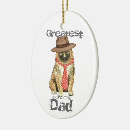 Belgisch Ornament van Laken Dad Ceramic (Links)