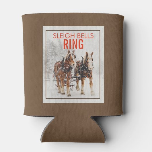 Belgisch paard Sleigh Bells Ring Blikjeskoeler (Achterkant)