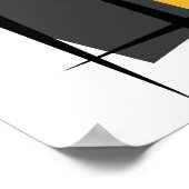 Belgisch penseel Vlag Banner Poster (Hoek)