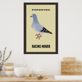 Belgisch Poster voor Racing Homer (Keuken)