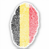 Belgisch Sticker (Voorkant)