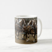 Belgisch team in harnas-mok koffiemok (Voorkant rechts)