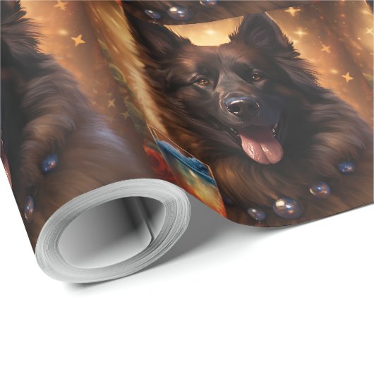 Belgisch Tervuren Nieuwjaar Cadeaupapier (Rol Hoek)