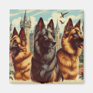Belgisch Tervuren Schilderij Magneet