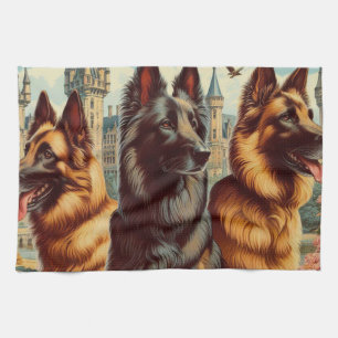  Belgisch Tervuren Schilderij Theedoek