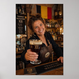 Belgisch Trappistenkroeg Welkomsposter Poster